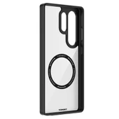 Galaxy S25 Ultra Kılıf M-safe Şarj Özellikli Cam Arka Yüzey TPU Youngkit Gemstone Serisi Kapak - 3