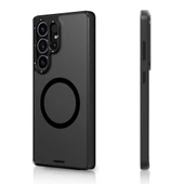 Galaxy S25 Ultra Kılıf M-safe Şarj Özellikli Cam Arka Yüzey TPU Youngkit Gemstone Serisi Kapak - 2