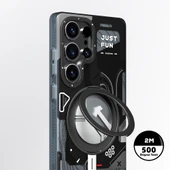 Galaxy S25 Ultra Kılıf M-safe Şarj Özellikli Youngkit 360° Standlı Starship Serisi Kapak thumbnail 10