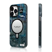 Apple iPhone 16 Pro Max Kılıf M-safe Şarj Özellikli Kamera Denetim Butonlu Youngkit Technology Serisi Kapak thumbnail 11