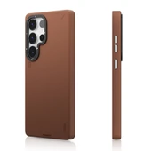 Galaxy S25 Ultra Kılıf M-safe Şarj Özellikli Basit Mat Deri Desenli Youngkit Tech Fashion Serisi Kapak - 6
