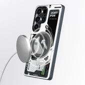 Galaxy S25 Ultra Kılıf M-safe Şarj Özellikli Youngkit 360° Standlı Starship Serisi Kapak thumbnail 5