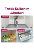 2mtx60cm Kabartma Desenli Kendinden Yapışkanlı Folyo- Mutfak, Banyo, Tezgah, Duvar Kâğıdı - 5