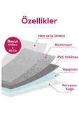 2mtx60cm Kabartma Desenli Kendinden Yapışkanlı Folyo- Mutfak, Banyo, Tezgah, Duvar Kâğıdı - 3
