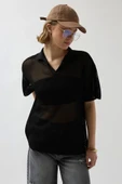 Polo Yaka TransparanT-Shirt - 1