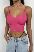 V Yaka Crop Bluz - 4