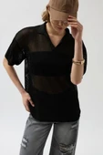Polo Yaka TransparanT-Shirt - 4