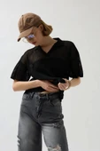 Polo Yaka TransparanT-Shirt - 3