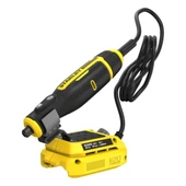 Stanley Akülü Mini Taşlama ve Gravür El Motoru (Akü Hariç) SFMCE030B-XJ - 1