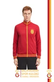 Galatasaray Orijinal Lisanslı Dik Yaka Fermuarlı Erkek Sweat Gs Aslan Baskılı Hediyelik Ahşap Kutulu thumbnail 2