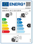 Matador 225/75R16C 121/120R MPS125 VariantAW 10PR 4 Mevsim Lastiği (Üretim Yılı: 2024) - 2