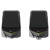LENOVO LECOO DS104 KABLOLU USB + 3.5MM JACK 6W 80DB RGB IŞIKLI 1+1 GAMING SPEAKER HOPARLÖR - 5
