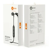 LENOVO LECOO ES204 BOYUN BANTLI MİKROFONLU KULAK İÇİ BLUETOOTH KULAKLIK SİYAH - 6