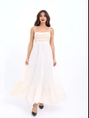 7114 ELBİSE-BEJ thumbnail 1