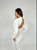 6530 ELBİSE-EKRU thumbnail 5