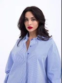 6835 GÖMLEK-MAVİ BEYAZ ÇİZGİLİ thumbnail 3