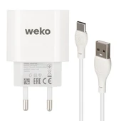 WEKO WK-21442 PDU QC 3.0 AMPER ŞARJ BAŞLIK ADAPTÖRÜ + TYPE-C KABLO (NO:1) - 2