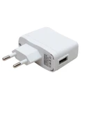 5 VOLT 0.5 AMPER BEYAZ USB BAŞLIK ADAPTÖR - 2