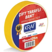 KRAF CIFT TARAFLI BANT 19MMX25M 2519G - 1