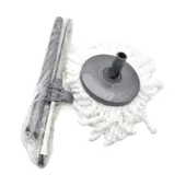 Viomax 360° Döner Başlıklı Mikrofiber Mop Seti – 110 cm Uzunluk, Tek Yedek Bezli TM-778 - 2