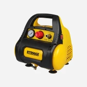 Rtrmax RTM720 1.5 Hp 8 Bar 6 LT Yağsız Hava Kompresörü Sarı - 1