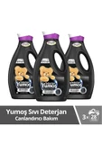 Yumoş Sıvı Bakım Çamaşır Deterjanı  Siyahlar 3 x 1690 ML thumbnail 1