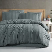 Clasy Çift Kişilik Nevresim Takımı Arakis V1 Gri thumbnail 2