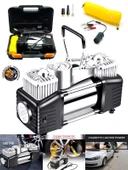 Rowermax Oto Kamyon Lastik Şişirme 12V 150PSI  Çift Piston Çantalı Hava Kompresörü - 1