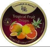 Cavendish & Harvey Tropical Fruit Drops 200g Tropikal Meyve Aromalı Şeker (2 ADET) - 2
