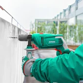 Total Darbeli Matkap 850 W TG109136-2 Metal Beton Ahşap Kömürlü Delme Kırıcı Delici - 3