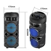 UpWay Mikrofonlu Led Işıklı AUX USB TF Kart Destekli FM Radyolu Stereo Bluetooth Hoparlör - 6