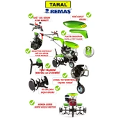 Taral 210M Honda GX200 6.5 Hp Benzinli Çapa Makinesi - 7