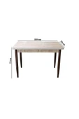 Yemek Masası Mdf 4 Kişilik 70x110cm Kaliteli Sabit Mutfak Masası Mobilya - 9