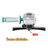 Total Elektrikli Büyük Avuç Taşlama Spiral Makinesi 2400 W 6400 rpm Kömürlü M14 Mil 230 mm Disk Çapı - 3
