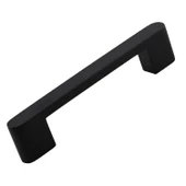 Uhud Kulp 96 mm Siyah Metal Mutfak Mobilya Çekmece Mutfak Dolap Dolabı Kulpları Kapak Kulbu 9.6 cm - 4