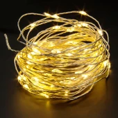 10 METRE GÜN IŞIĞI PİLLİ LED IŞIK GÜN IŞIĞI LED IŞIK GÜN IŞIĞI YILBAŞI AĞACI IŞIĞI PERİ LED IŞIK thumbnail 1