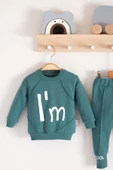Eterelle I'm Cool Desenli Pamuklu 2'li Erkek Bebek Takımı - 3