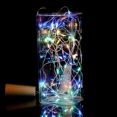 3 METRE RENKLİ PİLLİ LED IŞIK RENKLİ LED IŞIK RENKLİ YILBAŞI AĞACI IŞIĞI RENKLİ NOEL IŞIĞI CHRİSTMAS LED LİGHT PARLAK PERİ LED IŞIK thumbnail 4