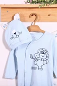 Eterelle Mini Jungle Aslan Desenli Erkek Bebek 4'lü Tulum Seti - 2