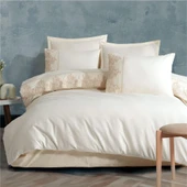 Clasy Nevresim Takımı Çift Kişilik Osela V2 Ekru thumbnail 2