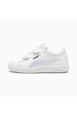 Puma Çocuk Smash 3.0 Holo 2.0 V PS Sneaker Beyaz  Spor Ayakkabı 39829301 - 3