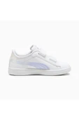 Puma Çocuk Smash 3.0 Holo 2.0 V PS Sneaker Beyaz  Spor Ayakkabı 39829301 - 5
