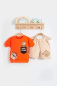 Eterelle Maymun Desenli 2li Erkek Bebek Takım - 1