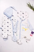 Eterelle Marin Kravuze Desenli Erkek Bebek 4'lü Tulum Seti thumbnail 1