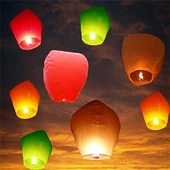 14 ADET 1.KALİTE ROMANTİK DİLEK BALONU DİLEK FENERİ NEW SKY LANTERN YIRTIK VE YAPIŞIK ÜRÜN DEĞİLDİR SORUNSUZ SAĞLAM DİLEK BALONU - 3