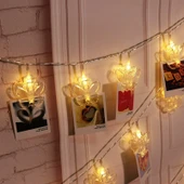 BUTTERFLY CLİPS STRİNG LED LİGHTS PİLLİ KELEBEK MANDAL LED IŞIK GÜN IŞIĞI LED IŞIK YILBAŞI AĞACI IŞIĞI  PİLLİ LED IŞIK - 2