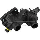 032121111N TERMOSTAT KOMPLE (87C) VW POLO / SEAT CORDOBA / IBIZA (AEE/ALM/1.6) 94-99 İTHAL - 1
