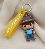 The Walking Dead Karakterleri Anahtarlık Silikon Araba Çanta Süsü Aksesuar thumbnail 2