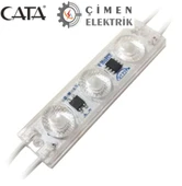 10 Adet CATA CT 4593 2W Tak Çalıştır 220V Modül Led 6400K Beyaz Işık - 1