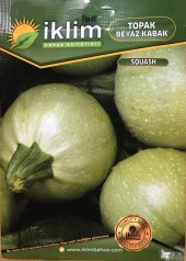 BEYAZ TOPAK KABAK TOHUMU 5 GR ORT 40 AD TOHUM - 1